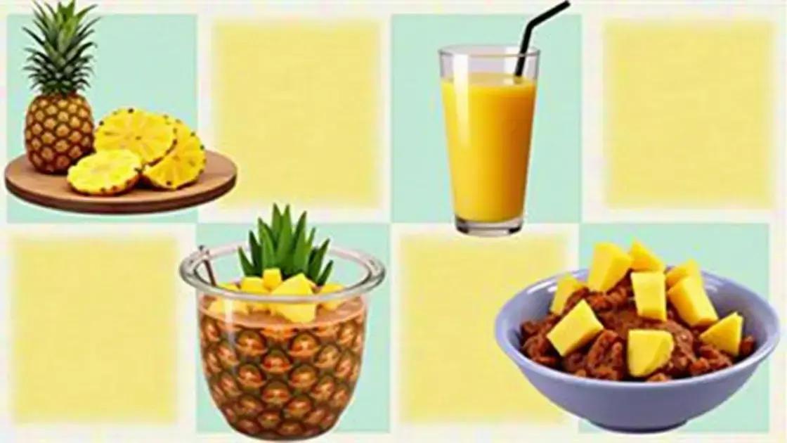 Incorporating Pineapple into Your Diet