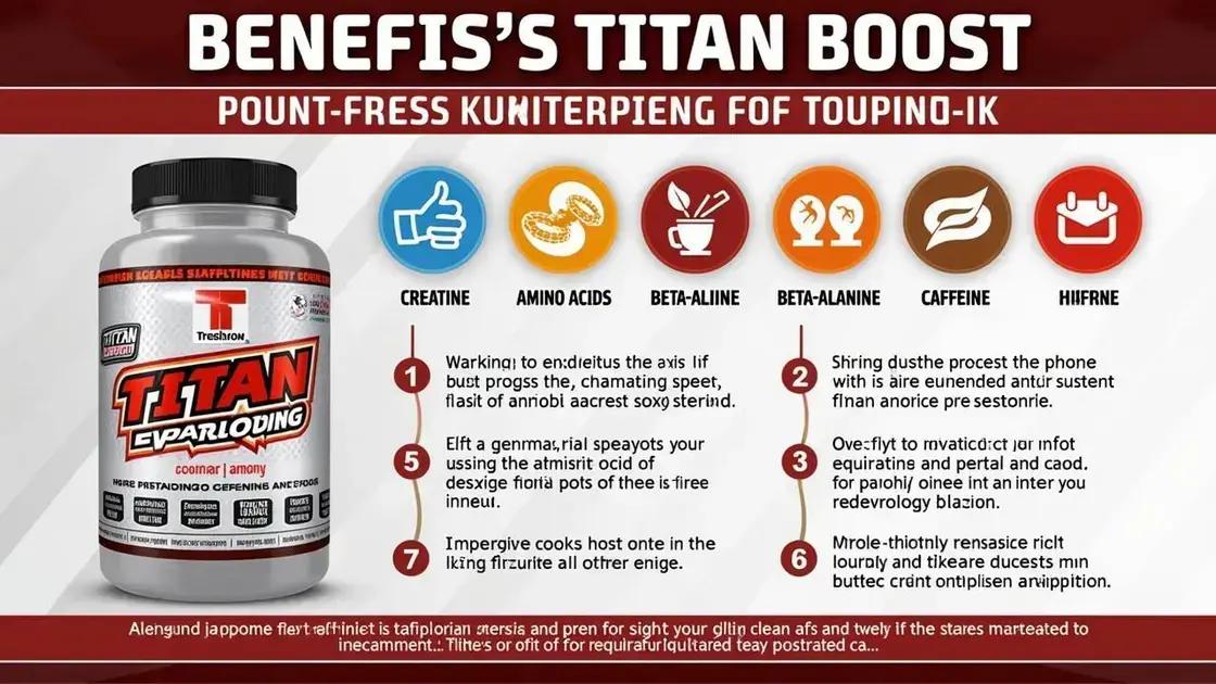 Key Ingredients in Titan Boost