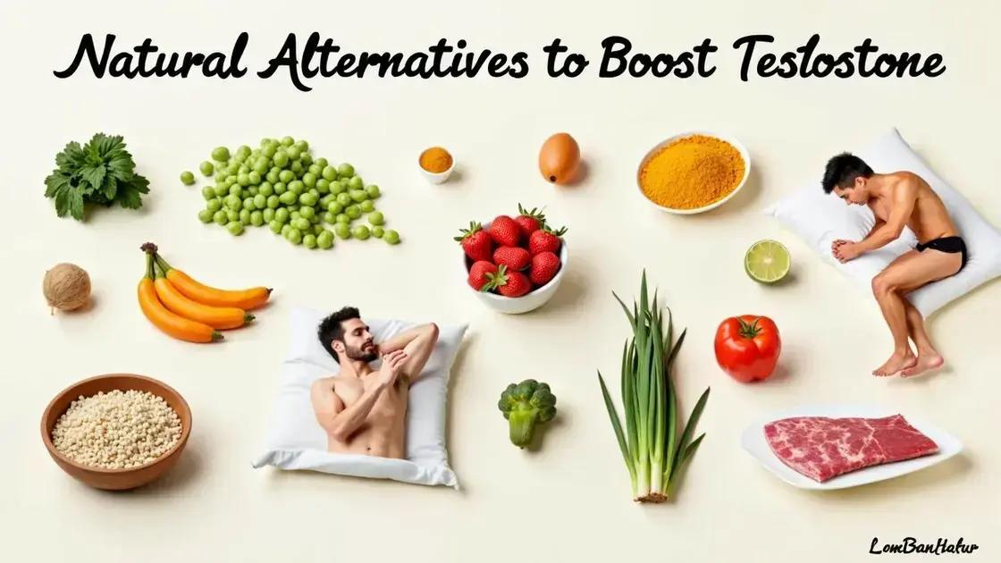 Natural Alternatives to Boost Testosterone