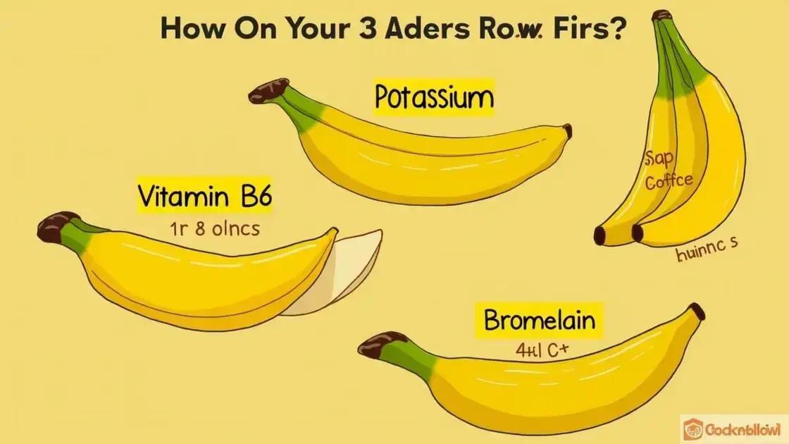 Nutrients in Bananas That May Increase Libido
