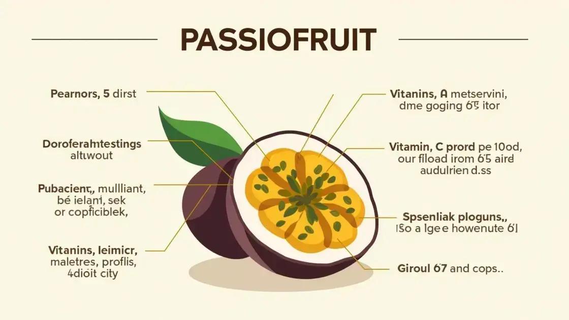 Nutrients in Passionfruit