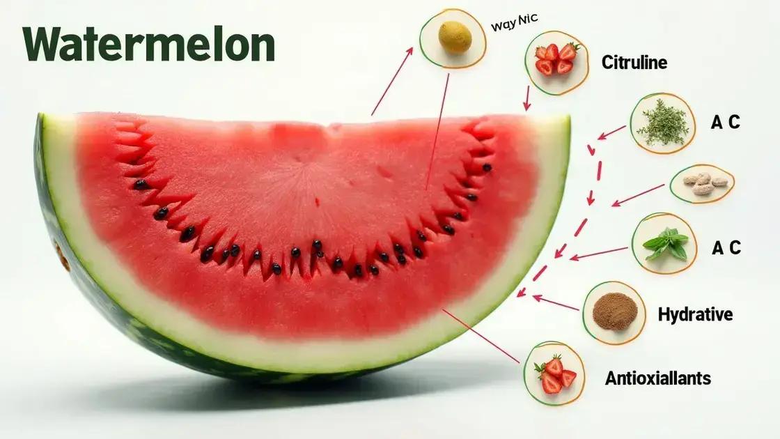 Nutrients in Watermelon That May Help