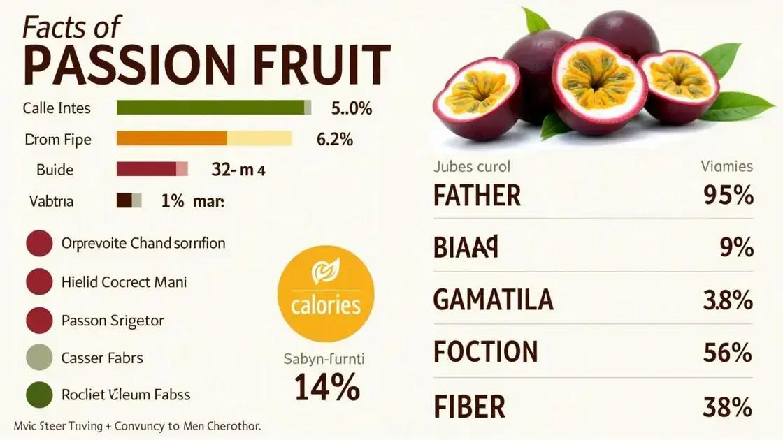 Nutrition Facts of Passion Fruit