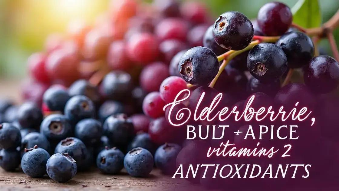 Nutritional Benefits of Elderberries