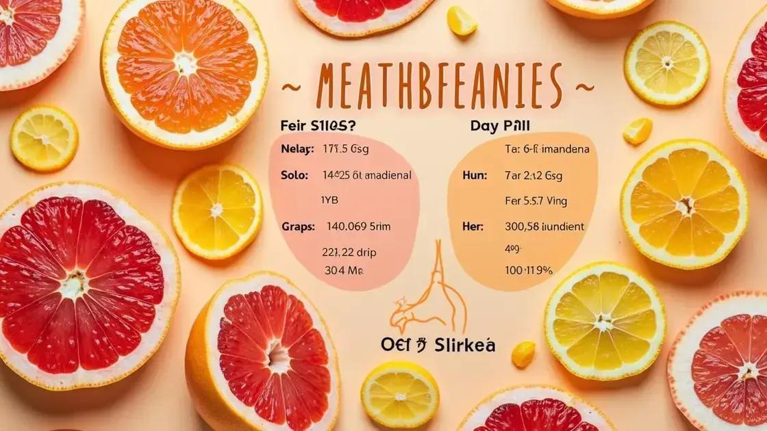 Nutritional Benefits of Grapefruit