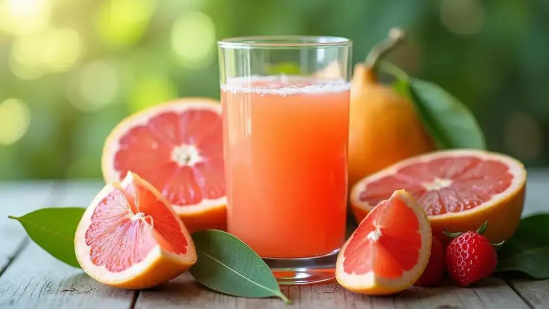 Nutritional Benefits of Grapefruit Juice