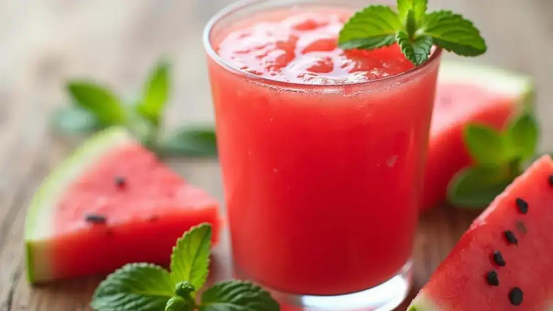 Nutritional Benefits of Watermelon Juice