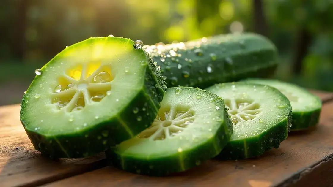 Nutritional Profile of African Cucumber