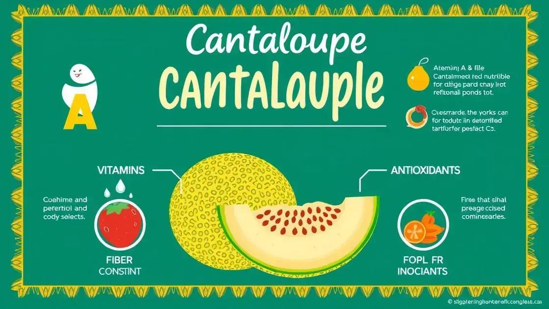 Nutritional Profile of Cantaloupe