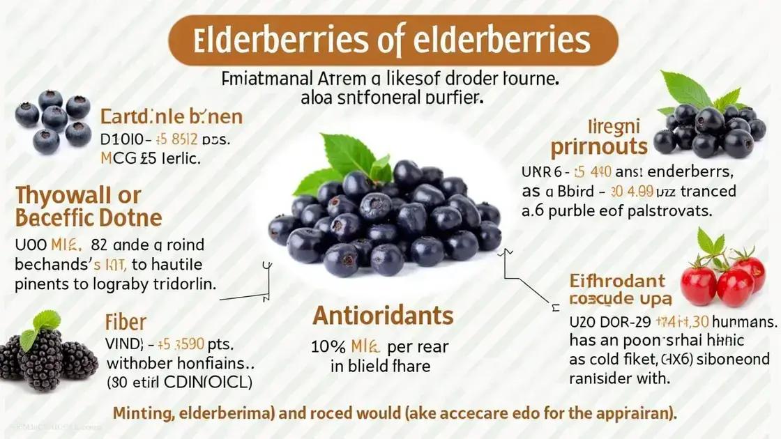 Nutritional Profile of Elderberries