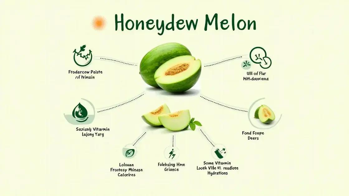 Nutritional Profile of Honeydew