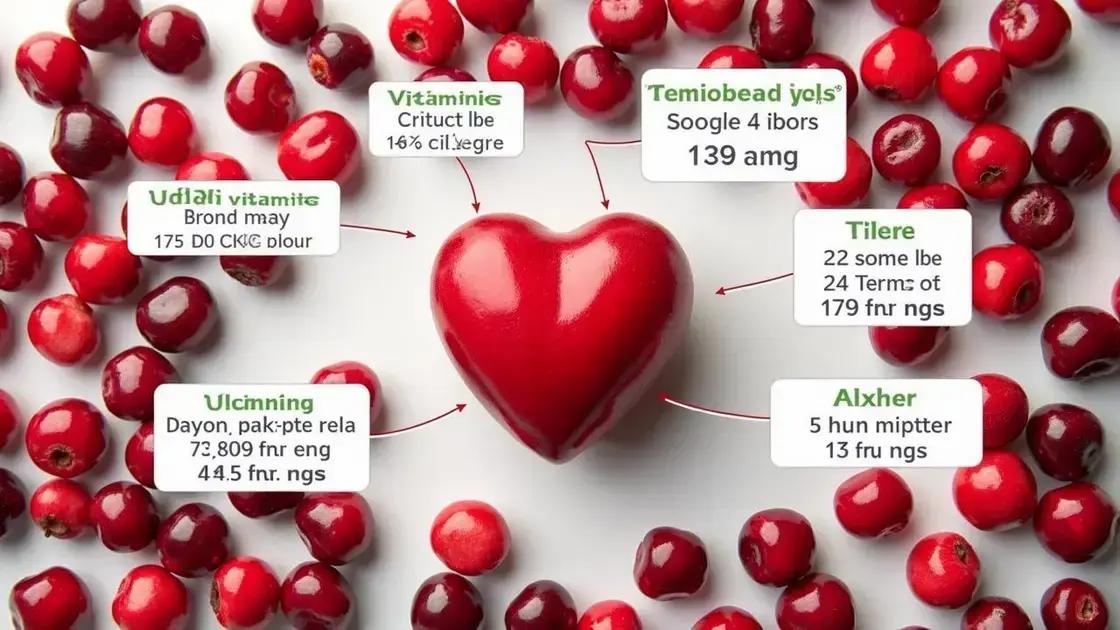 Nutritional Value of Cranberries