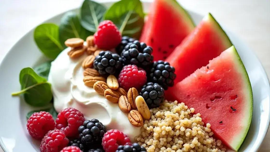 Other Foods to Complement Watermelon