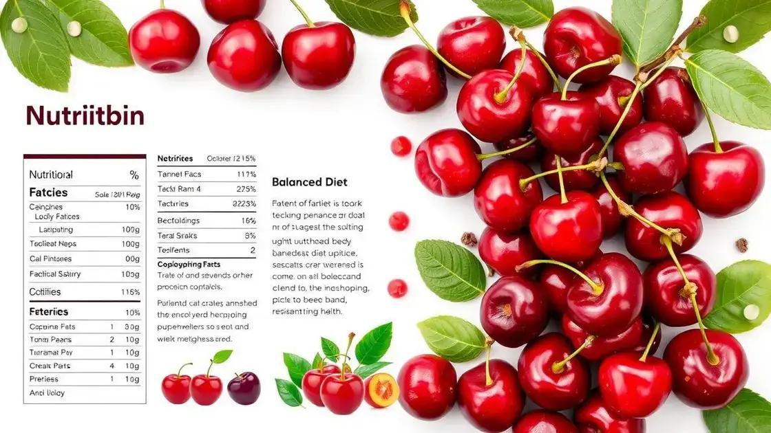 Overall Health Benefits of Cherries