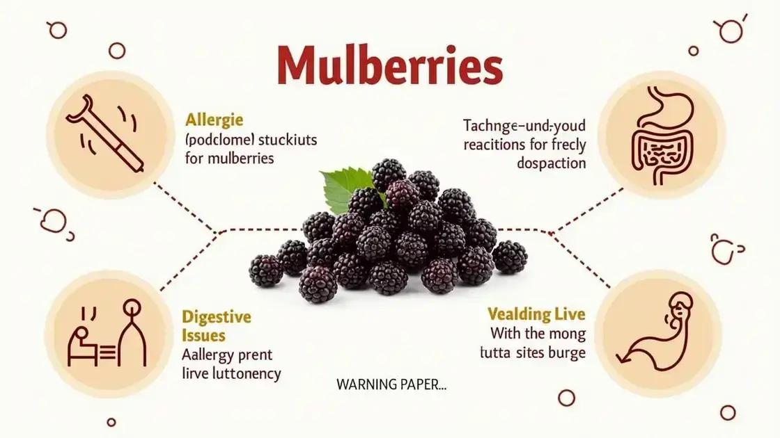 Potential Side Effects of Mulberry Juice