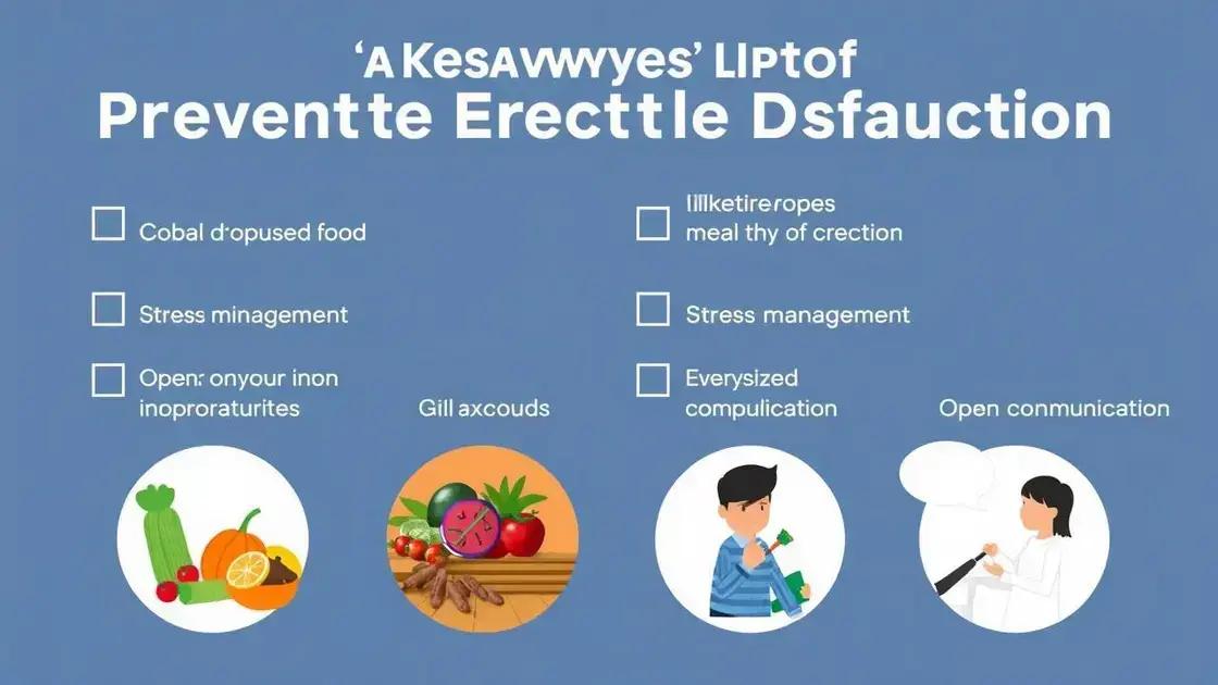 Preventing Erectile Dysfunction: Key Takeaways