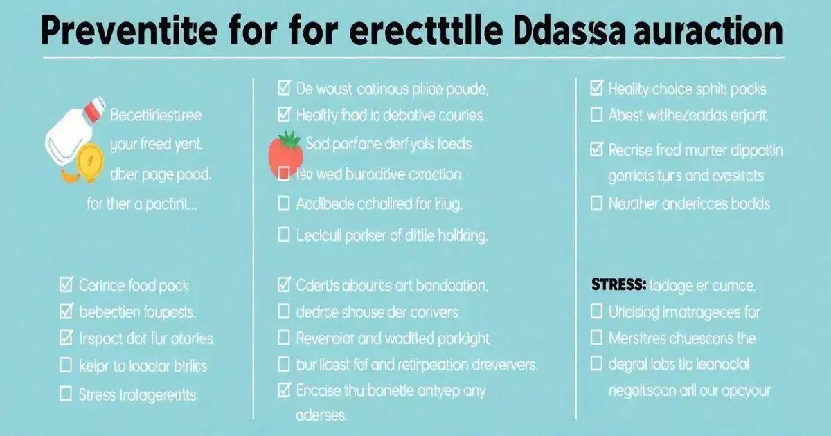 Preventive Measures for ED