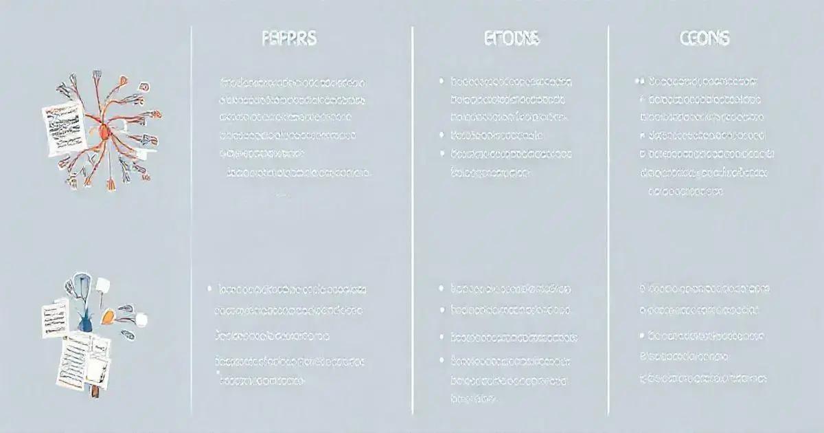 Pros and Cons of Different Approaches