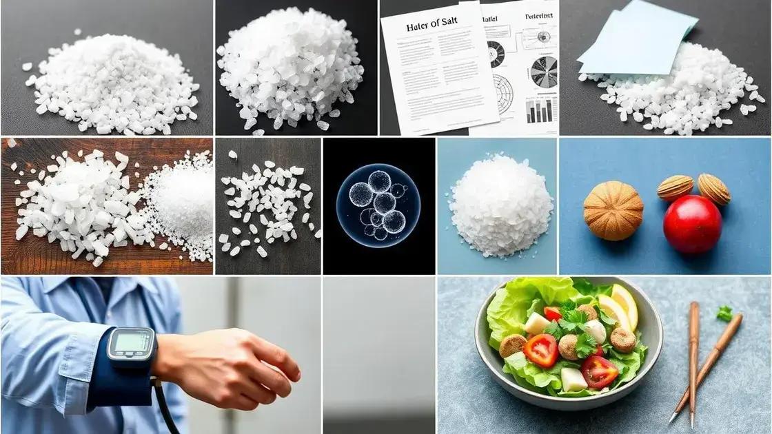 Recent Studies on Salt and Health