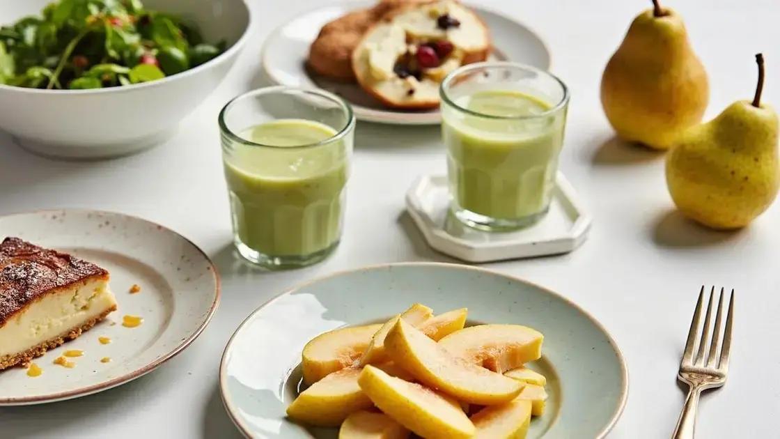 Recipes to Incorporate More Pears