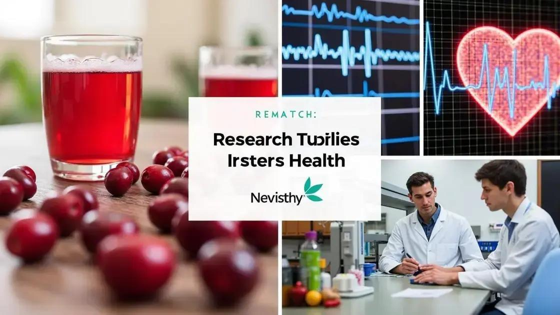 Research Studies on Cranberries and Heart Health