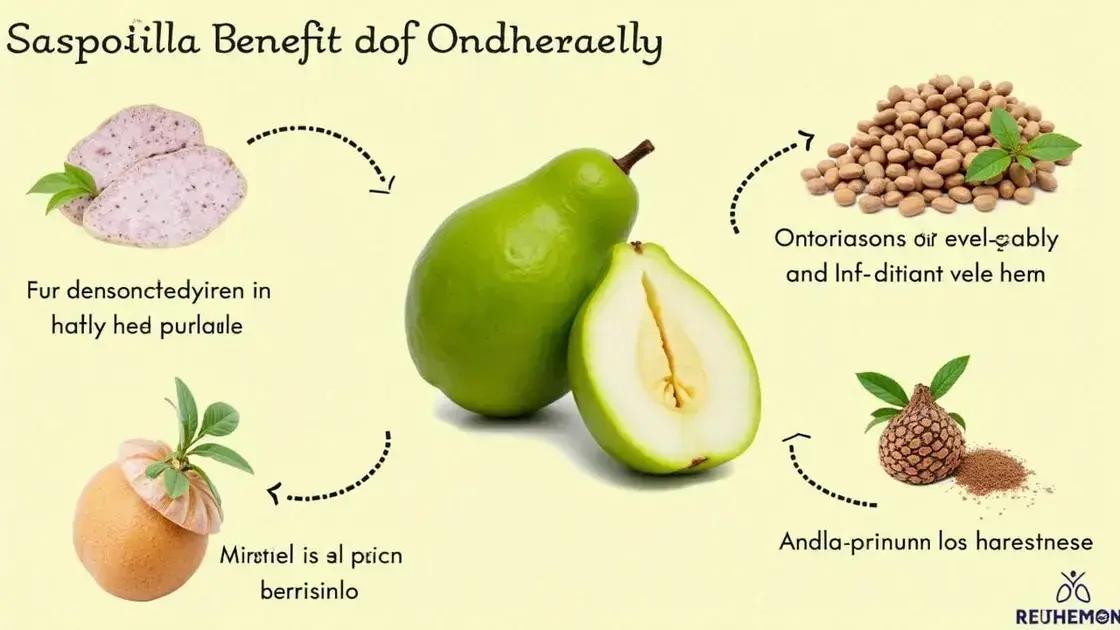 Research Studies on Sapodilla and Health