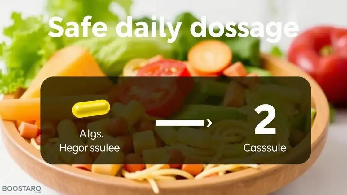 Safe Daily Dosage of Boostaro