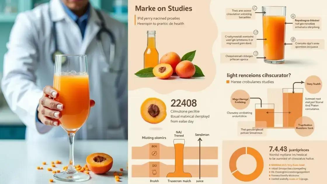 Scientific Studies on Apricot Juice