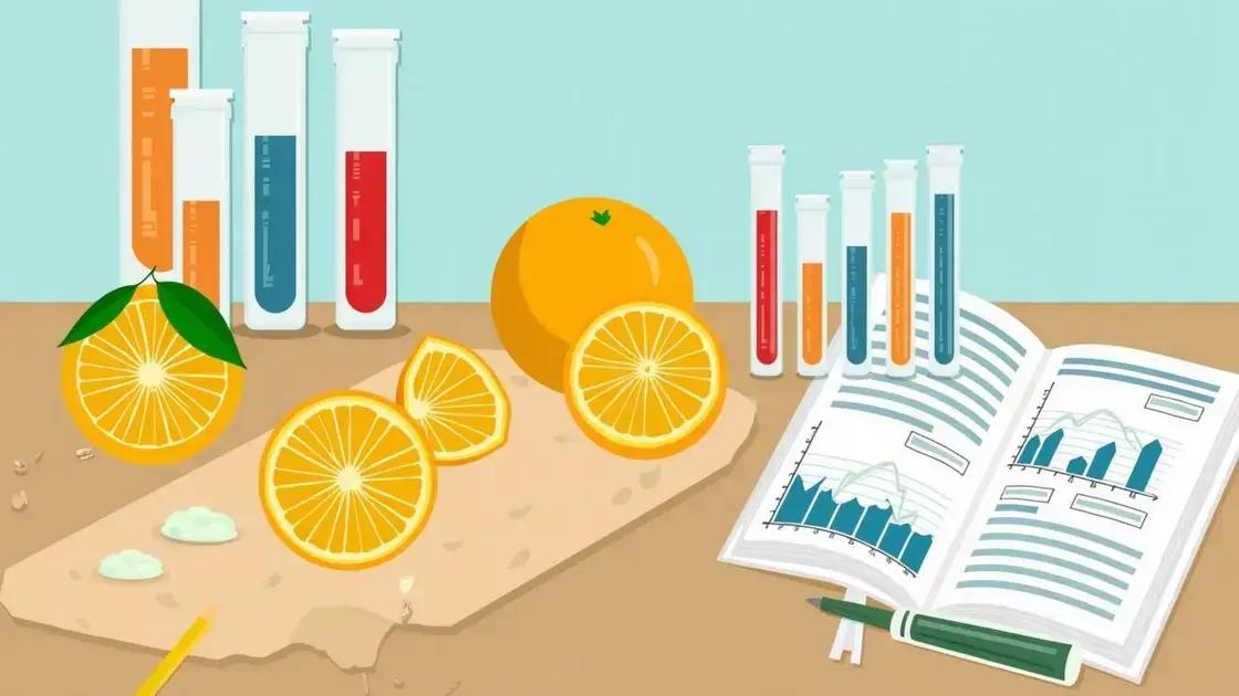 Scientific Studies on Oranges and Blood Flow
