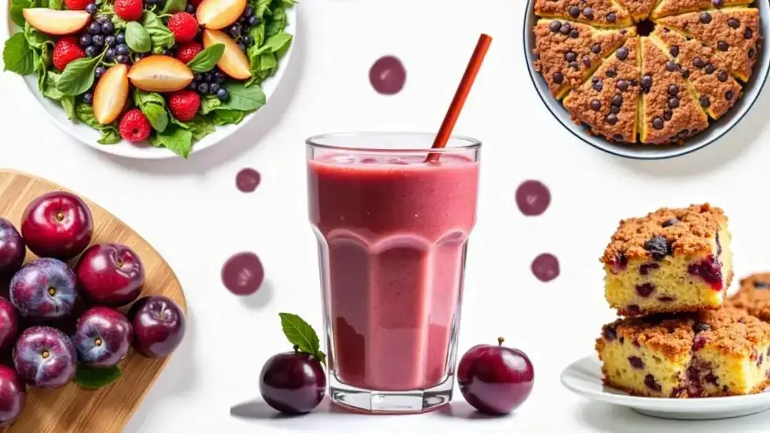 Simple Ways to Include Plums in Your Diet