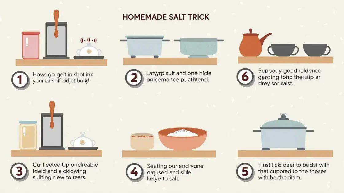 Step-by-Step Guide to the Homemade Salt Trick