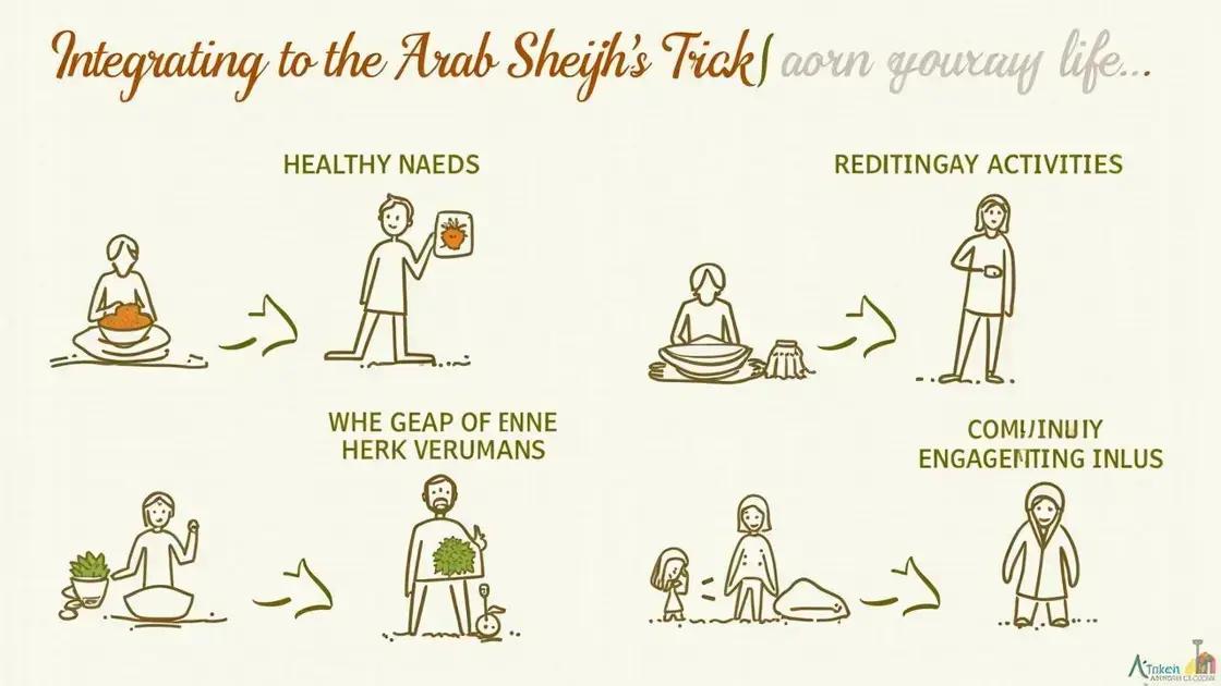 Steps to Incorporate the Trick into Daily Life