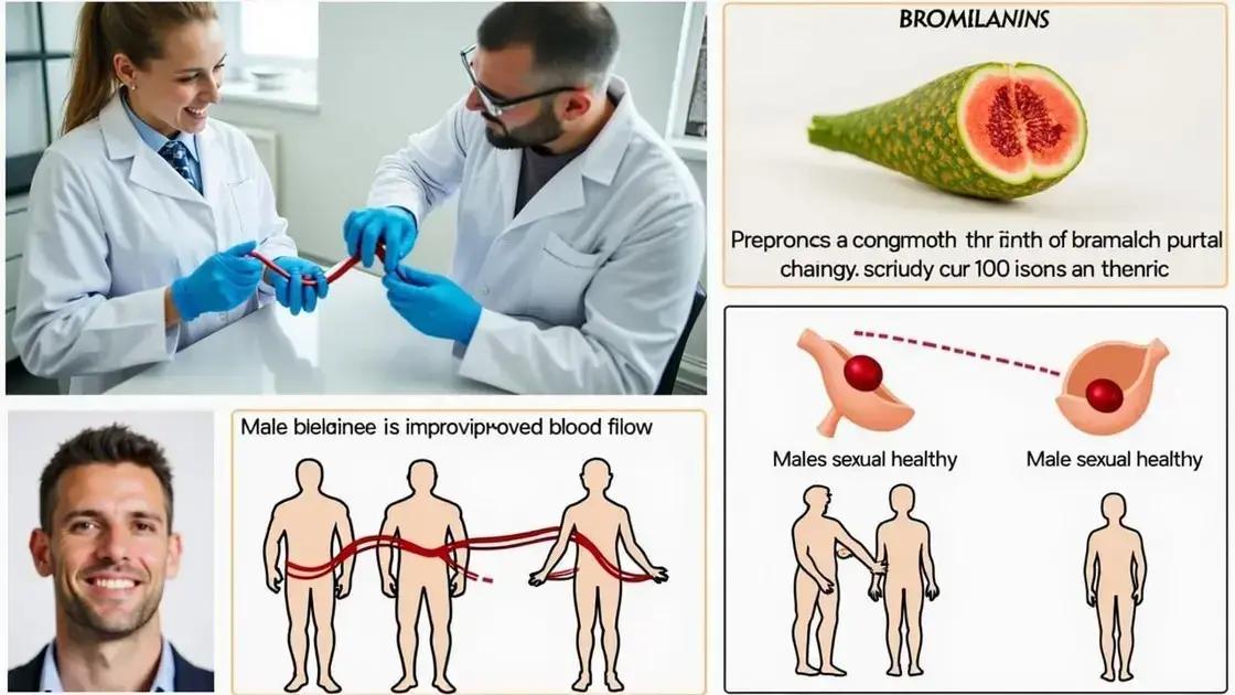 Studies on Bromelain and Sexual Health