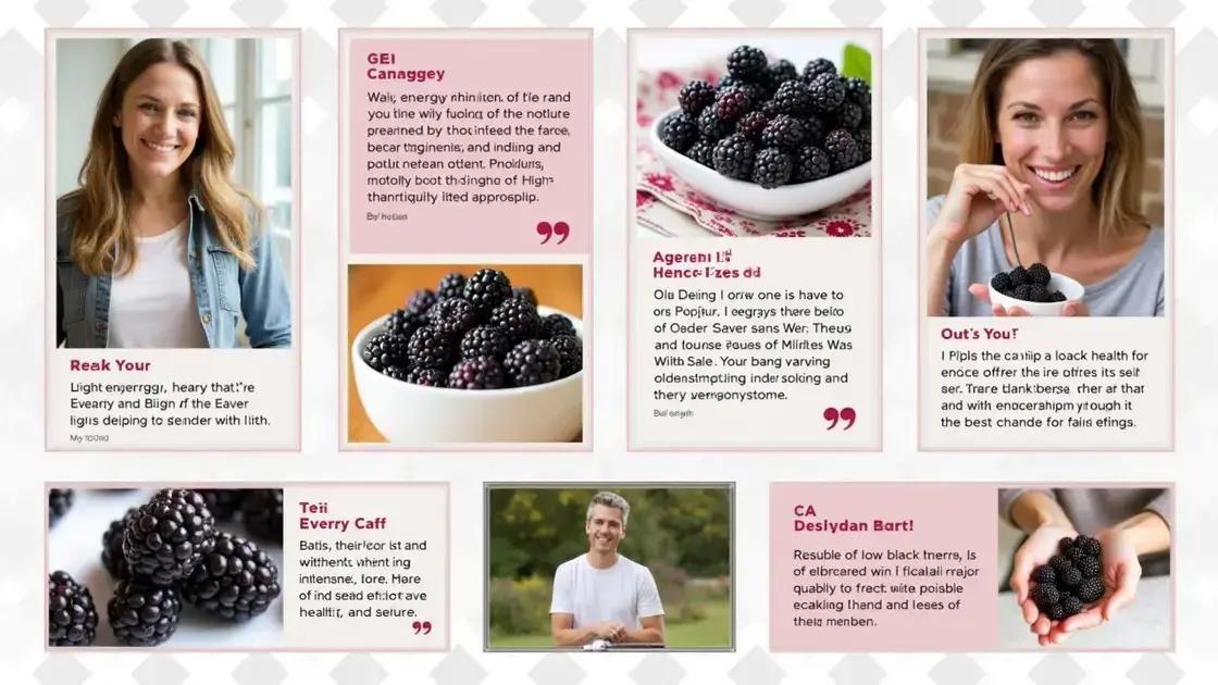 Success Stories: Real-Life Benefits of Blackberries