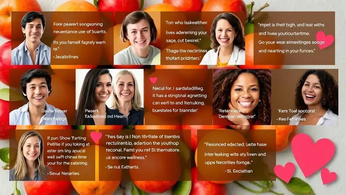 Testimonials: Nectarines and Sexual Wellness