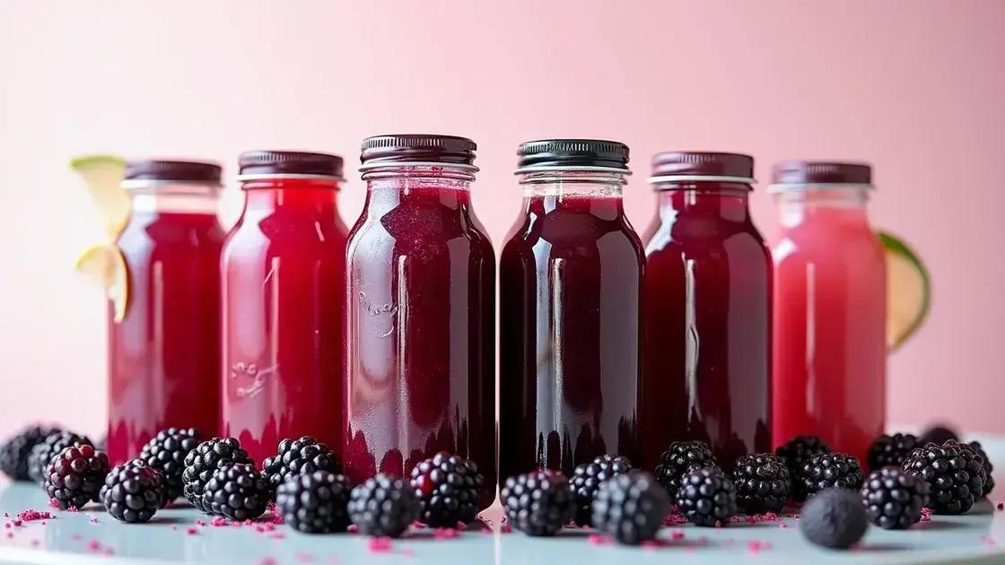 The Benefits of Blackberry Juice