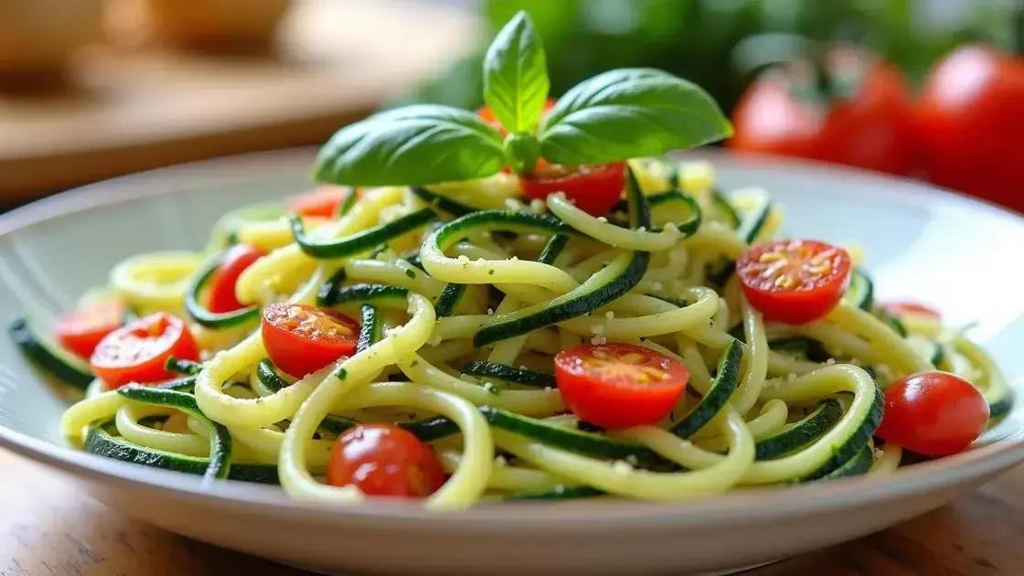 The Benefits of Zucchini Noodles