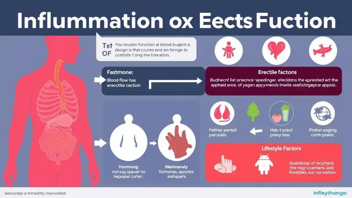 The Connection Between Inflammation and Erections