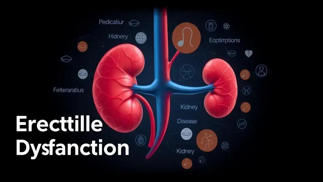 The Link Between Erectile Dysfunction and Kidney Disease: A Deep Dive