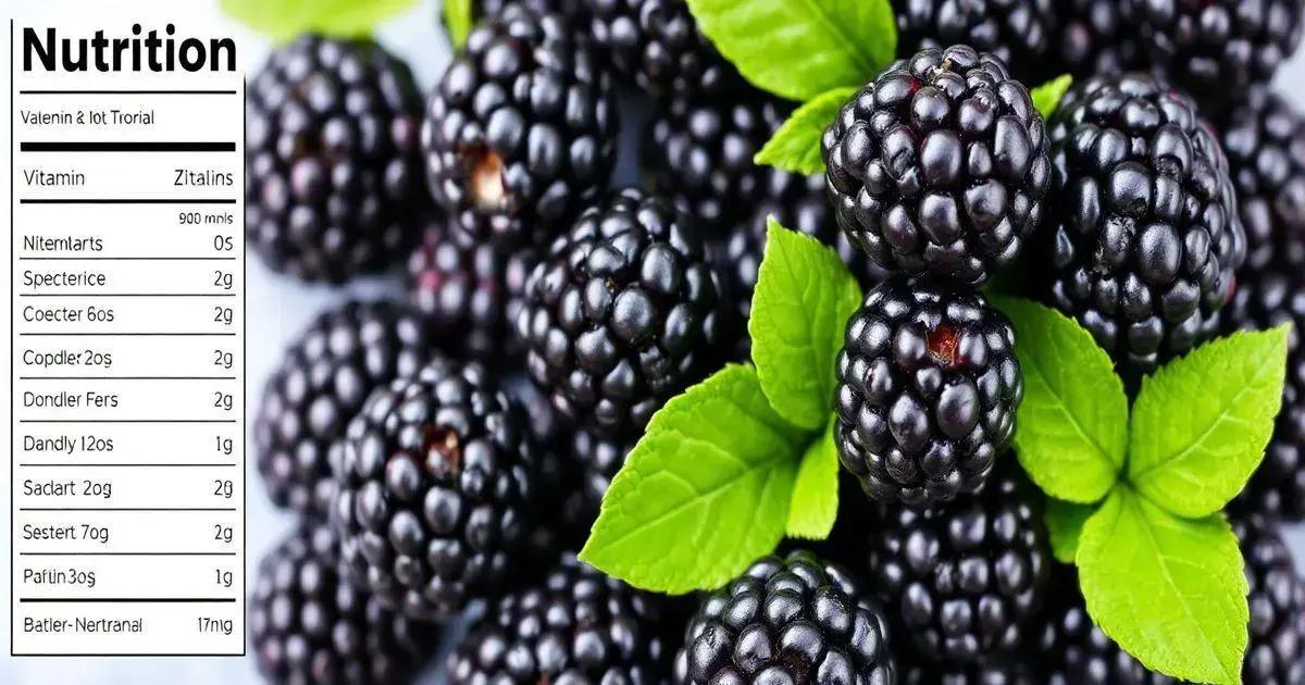 The Nutritional Benefits of Blackberries