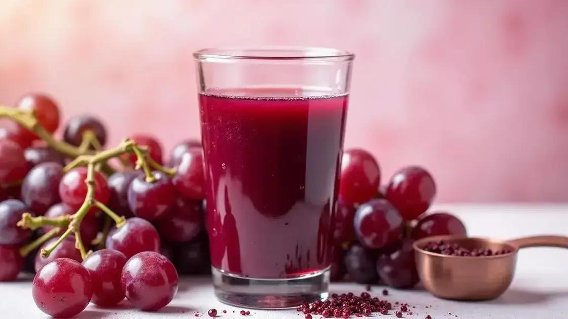 The Nutritional Benefits of Grape Juice