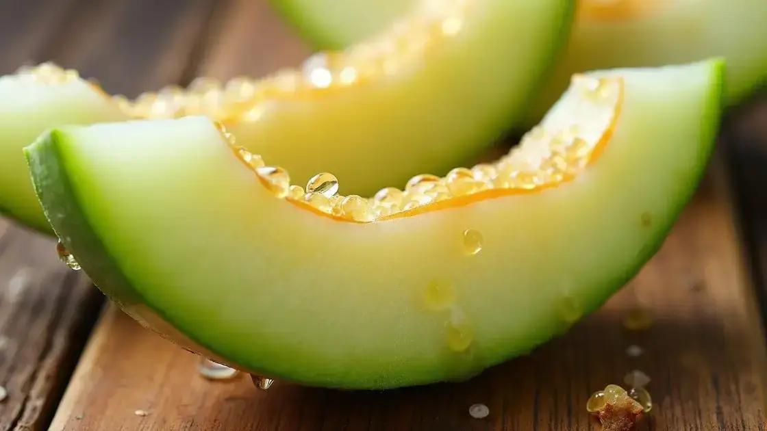 The Nutritional Benefits of Honeydew Melon