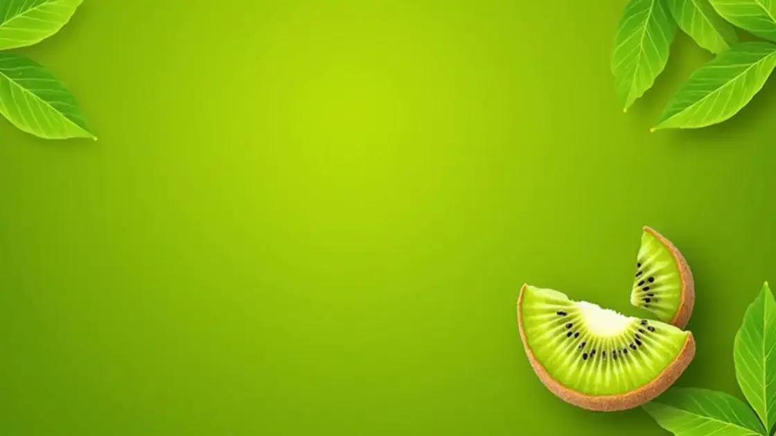 The Nutritional Benefits of Kiwi