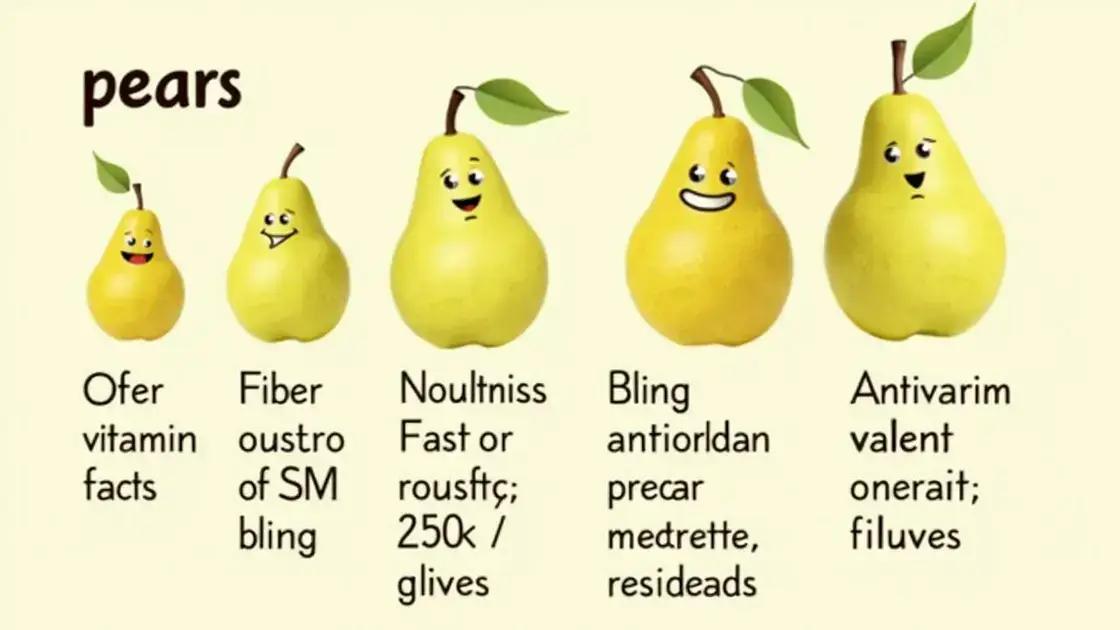 The Nutritional Benefits of Pears