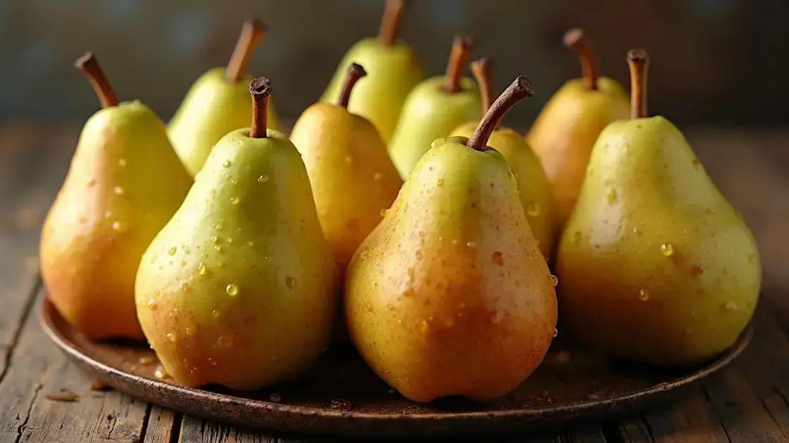 The Nutritional Benefits of Pears