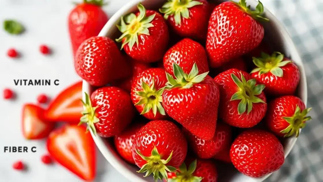 The Nutritional Benefits of Strawberries