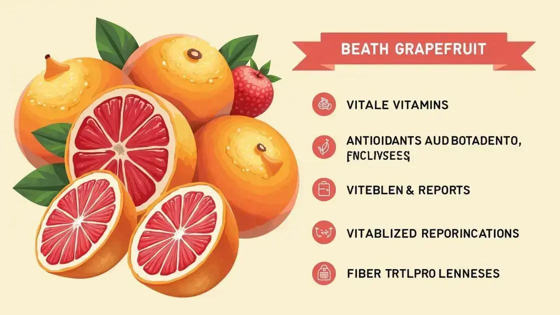 The Nutritional Profile of Grapefruit