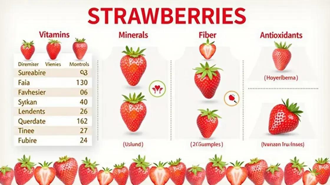 The Nutritional Profile of Strawberries