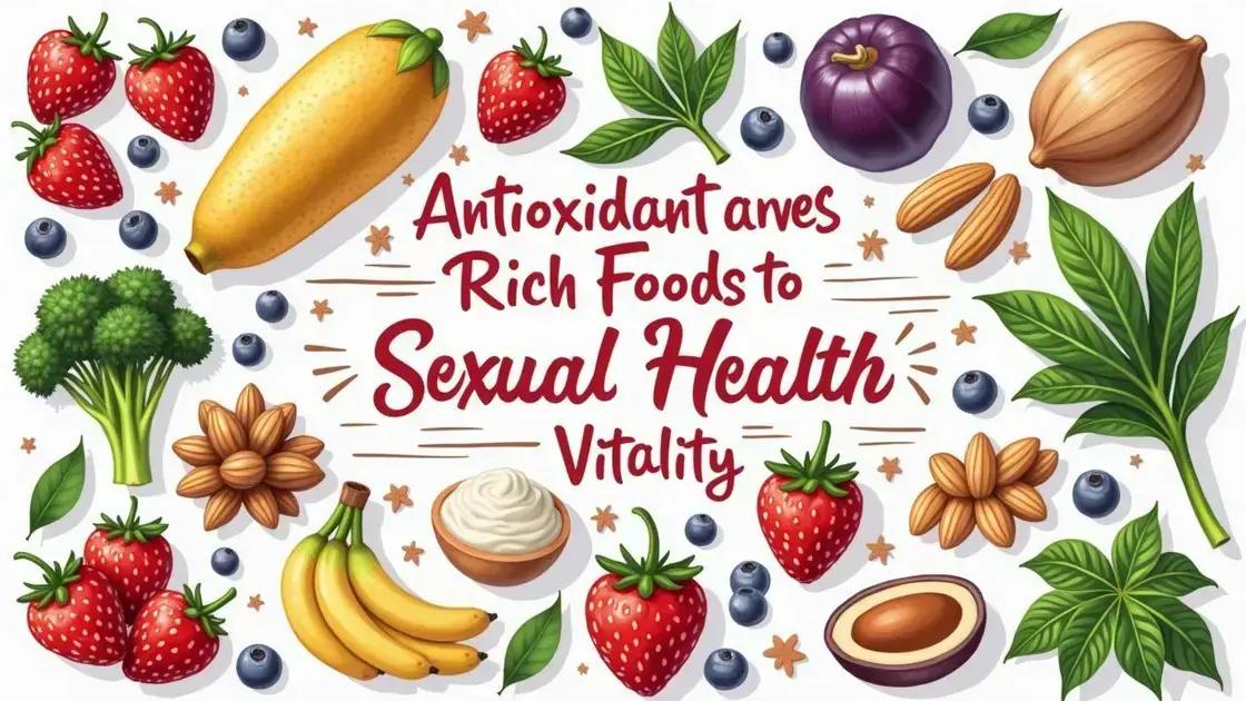 The Role of Antioxidants in Sexual Health