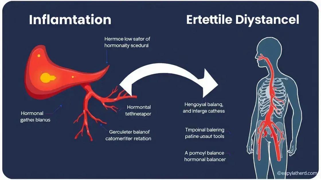 The Role of Inflammation in Erectile Dysfunction